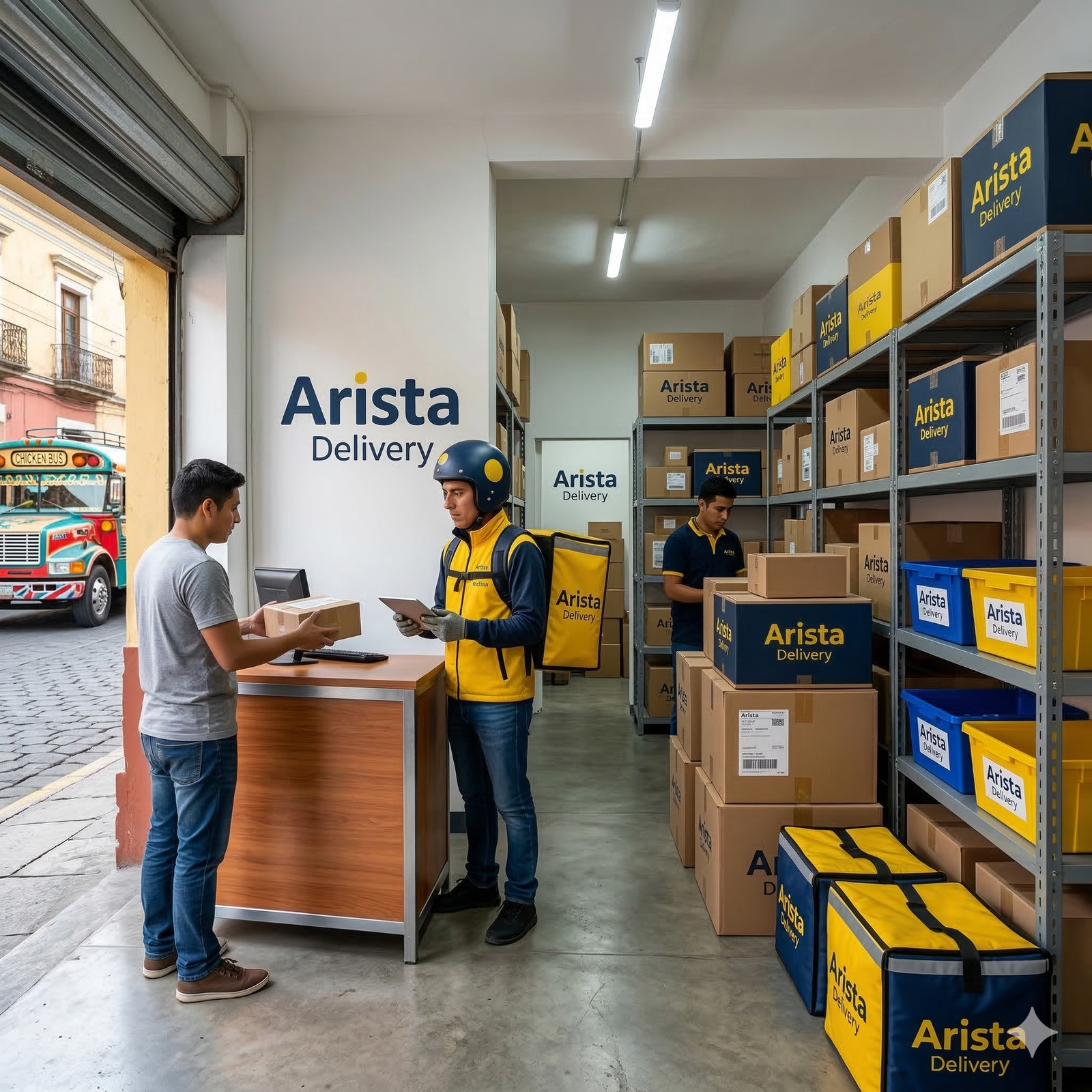 Arista Delivery operación